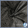 Tissu Tissu Ponsee Polyester Obl20-956 avec impression d&#39;une feuille d&#39;aluminium